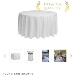 120” Round Tablecloths