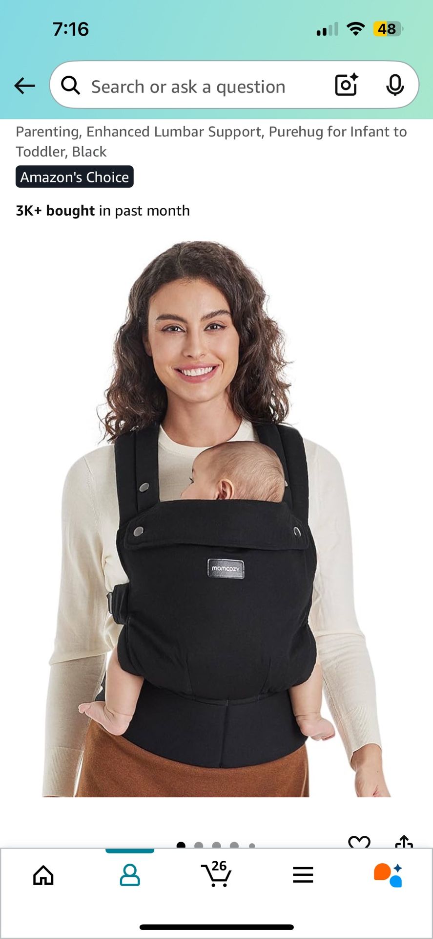 Mom Cozy Baby Carrier