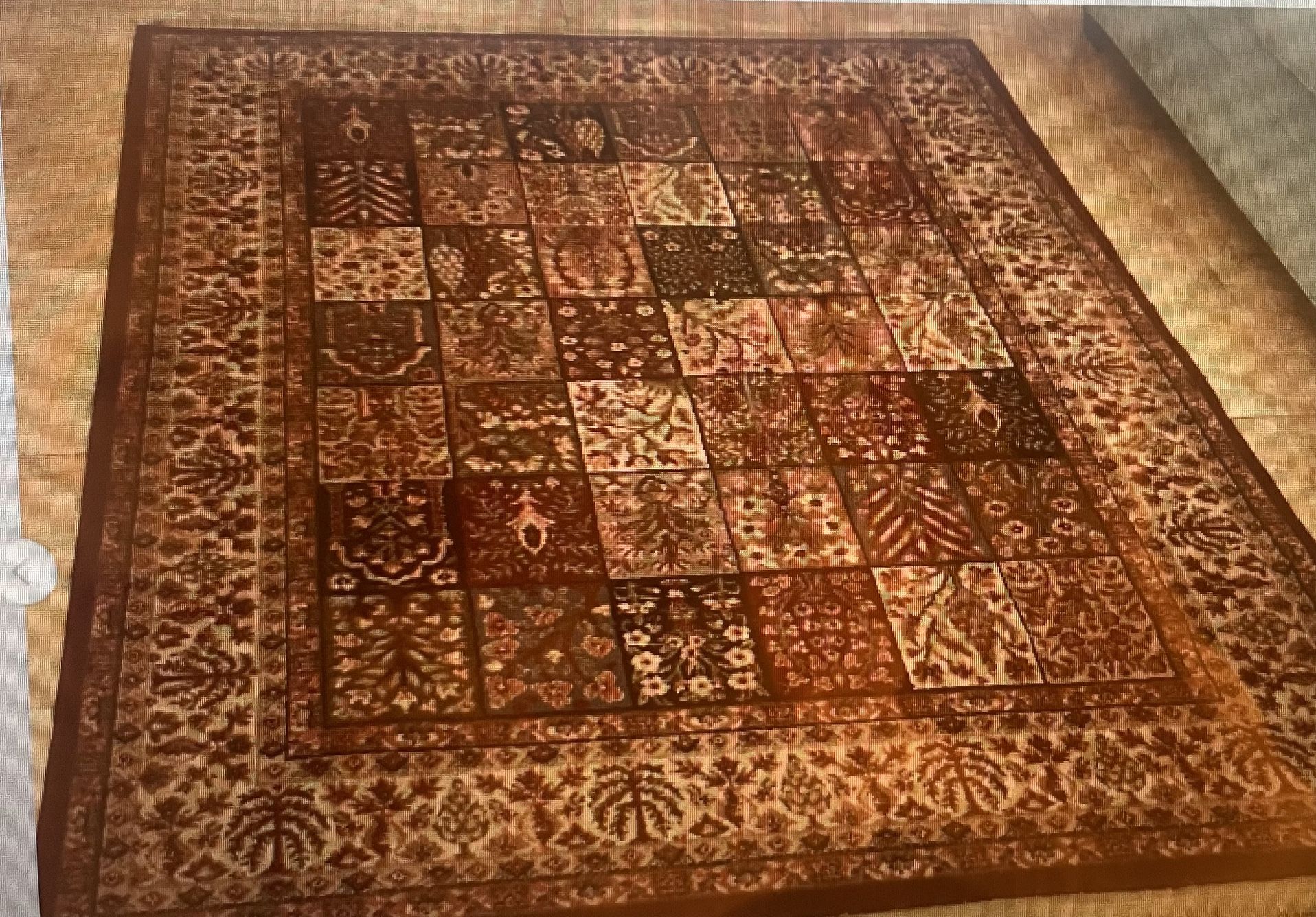 Elegant and Warm Oriental Rug 5x7