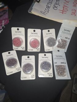 🔥👑🔥BEAD LANDING GLASS MICRO RHINESTONES 👑😶🌫️