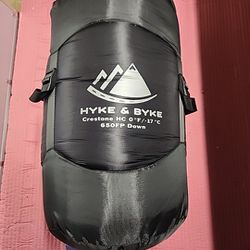 Hyke & Byke Sleeping Bag CRESTONE HC 0 degree Black