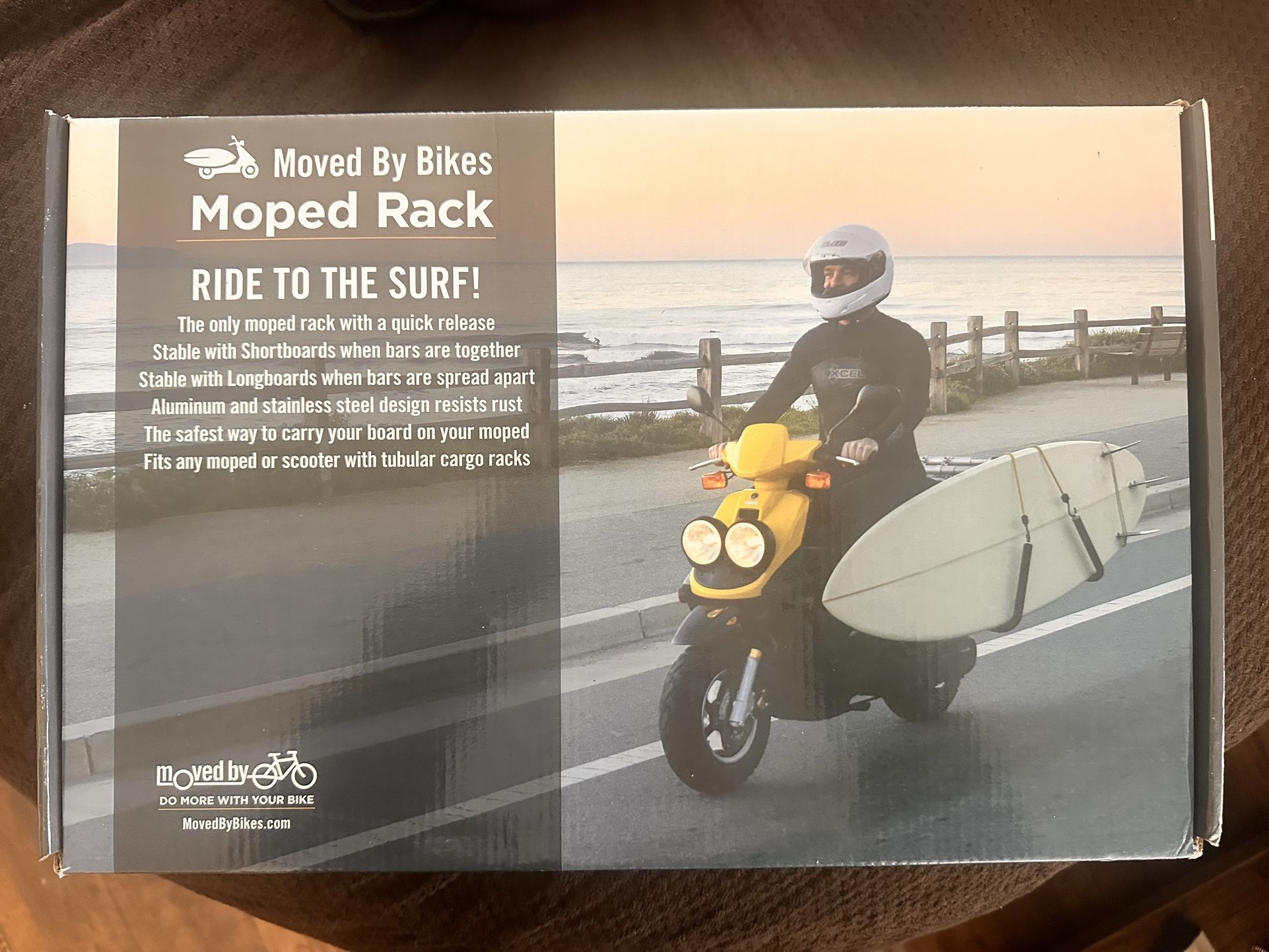 Surfboard scooter / moped / bike rack- if it’s posted, it’s still available