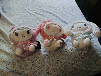 Sanrio Plush Stuffed Animals Set of 3