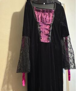 Witch dress size large adult
