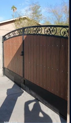 Gate and fence