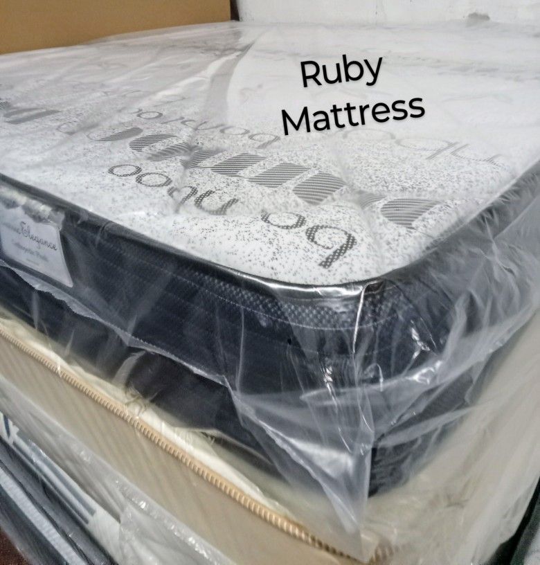 Queen Plush Firm Orthopedic Mattress With Box 