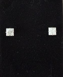 Princess Cut earrings