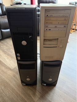 Lot of old dell computers