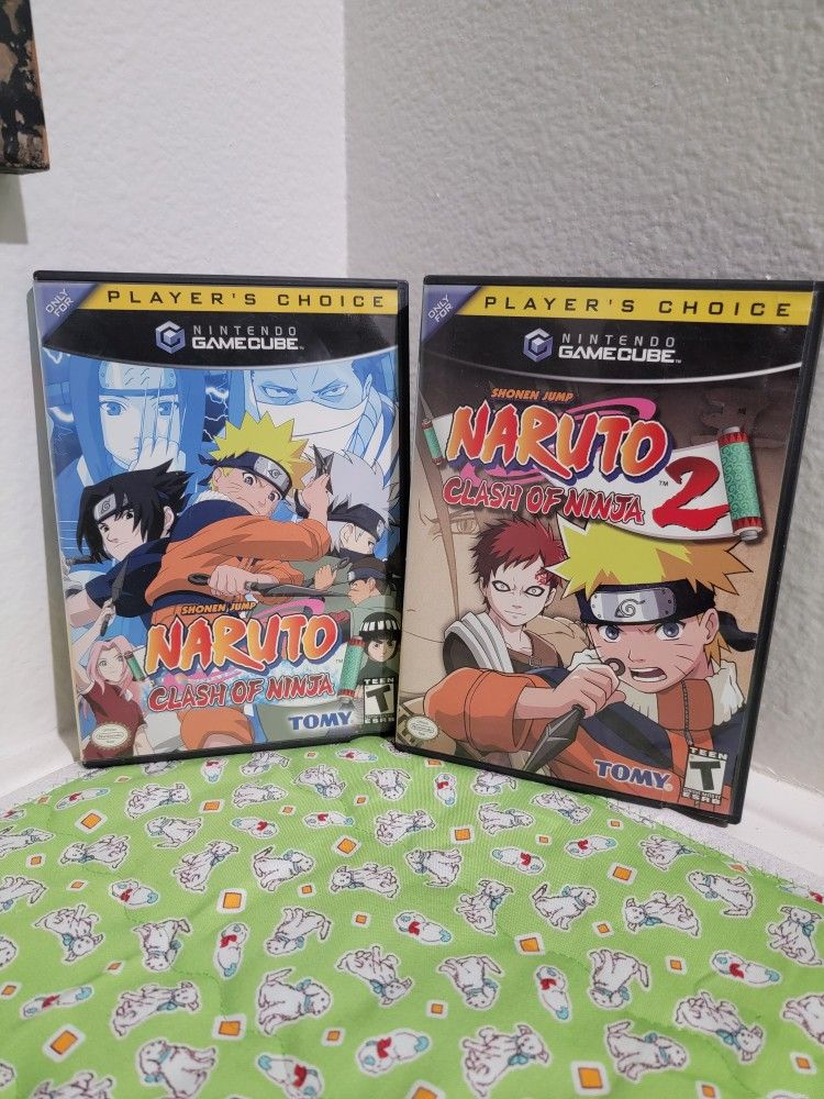 Naruto Clash Of Ninja 1 & 2 Bundle Gamecube