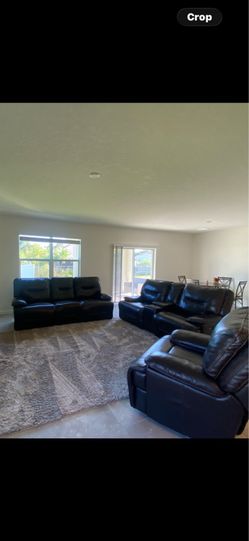 Love seat and chair
