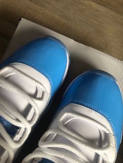 Air Jordan 11 Blue and White Sneakers
