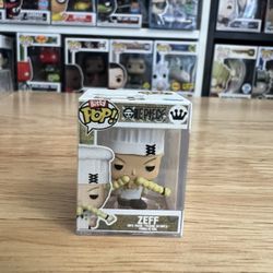 BITTY Zeff One Piece Funko Pop Anime Manga Animation Vinyl Figure Television TV