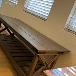 Handcrafted, Wood Bench Or Coffee Table