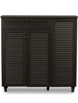 3 Door Shoe Cabinet