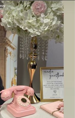 Gold centerpieces