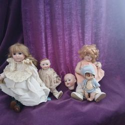 Vintage Porcelain Dolls