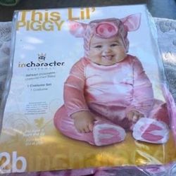 Infant Halloween pig costume 18-24 months. Cash Only. Everett/Broadway/Melvin Avenue Pick Up Area.