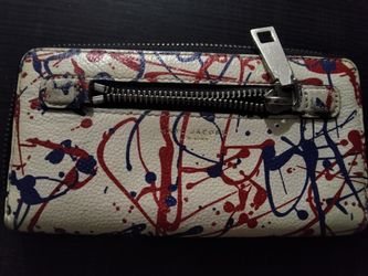 Marc Jacobs Paint Splatter Designed Wallet 
