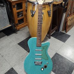 DAN ELECTRO 59 U3 AQUA GUITAR RE ISSUE 
