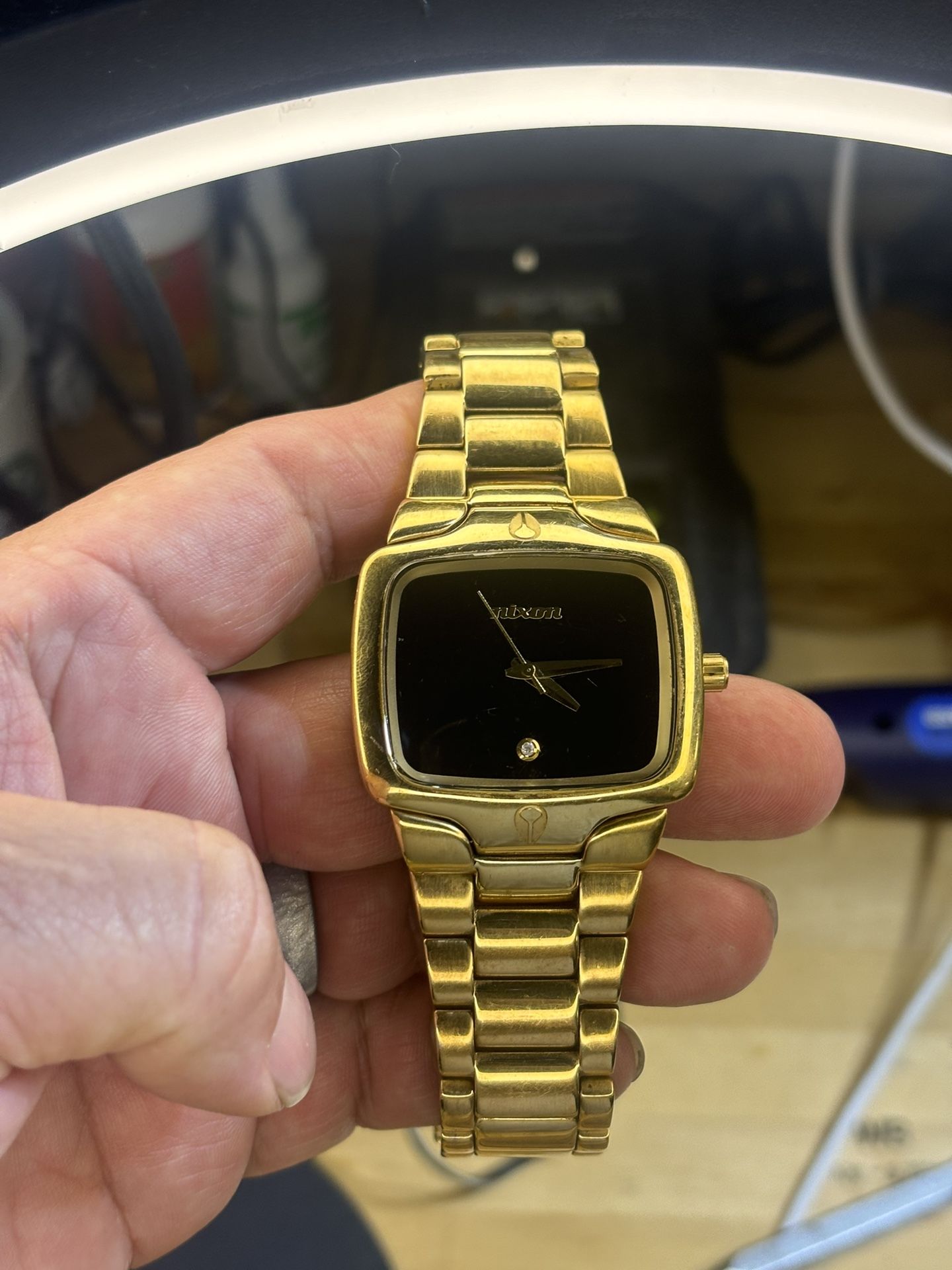 Nixon Gold Plated Daddy Gold Plated Watch