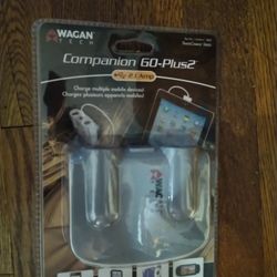 Brand New Wagantech Companion GO-plus Twin USB Adapter & 1 DC 12 V Adapter