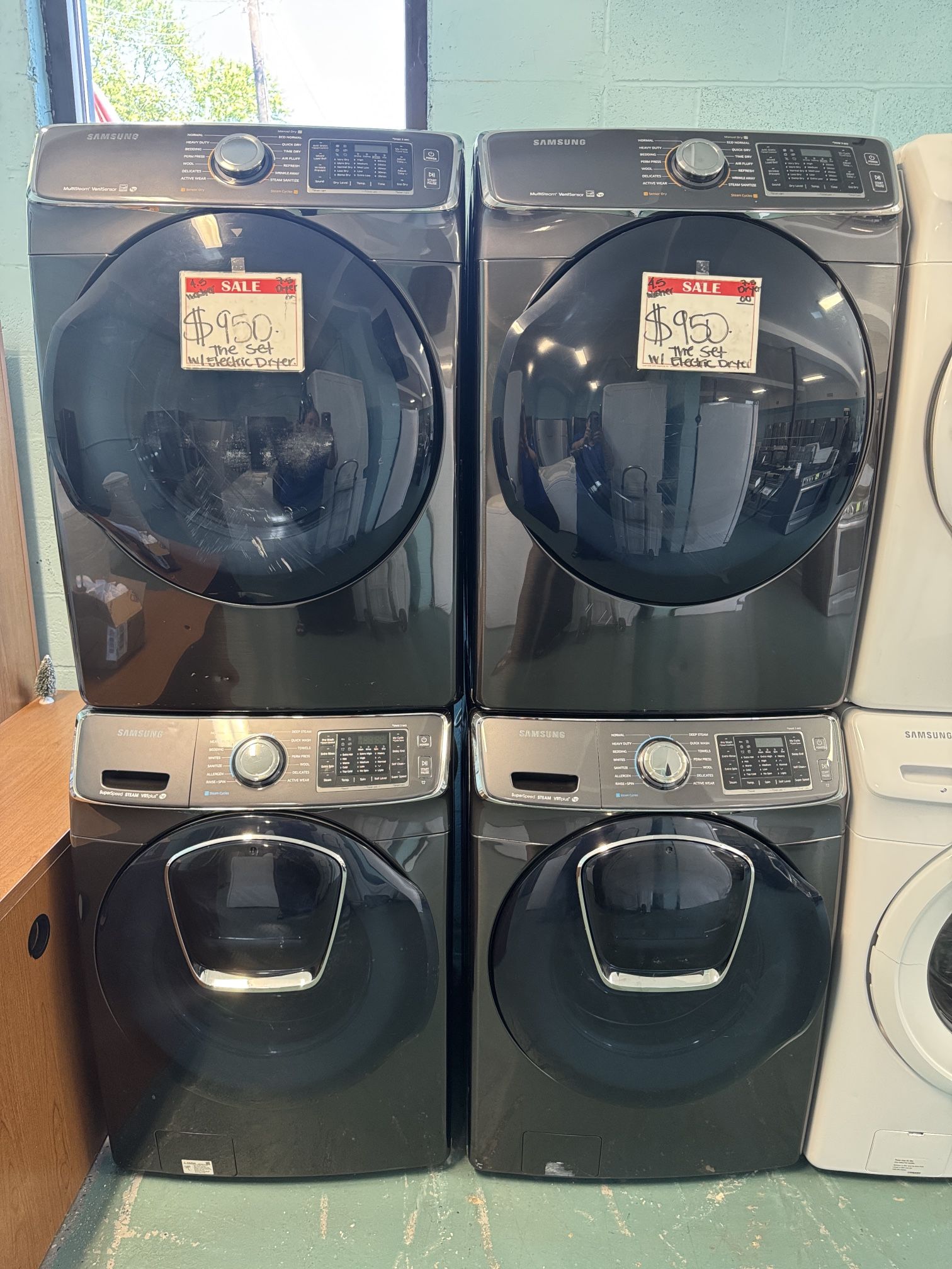 Samsung Front Load Washer And Dryer Set 20% Off Discount