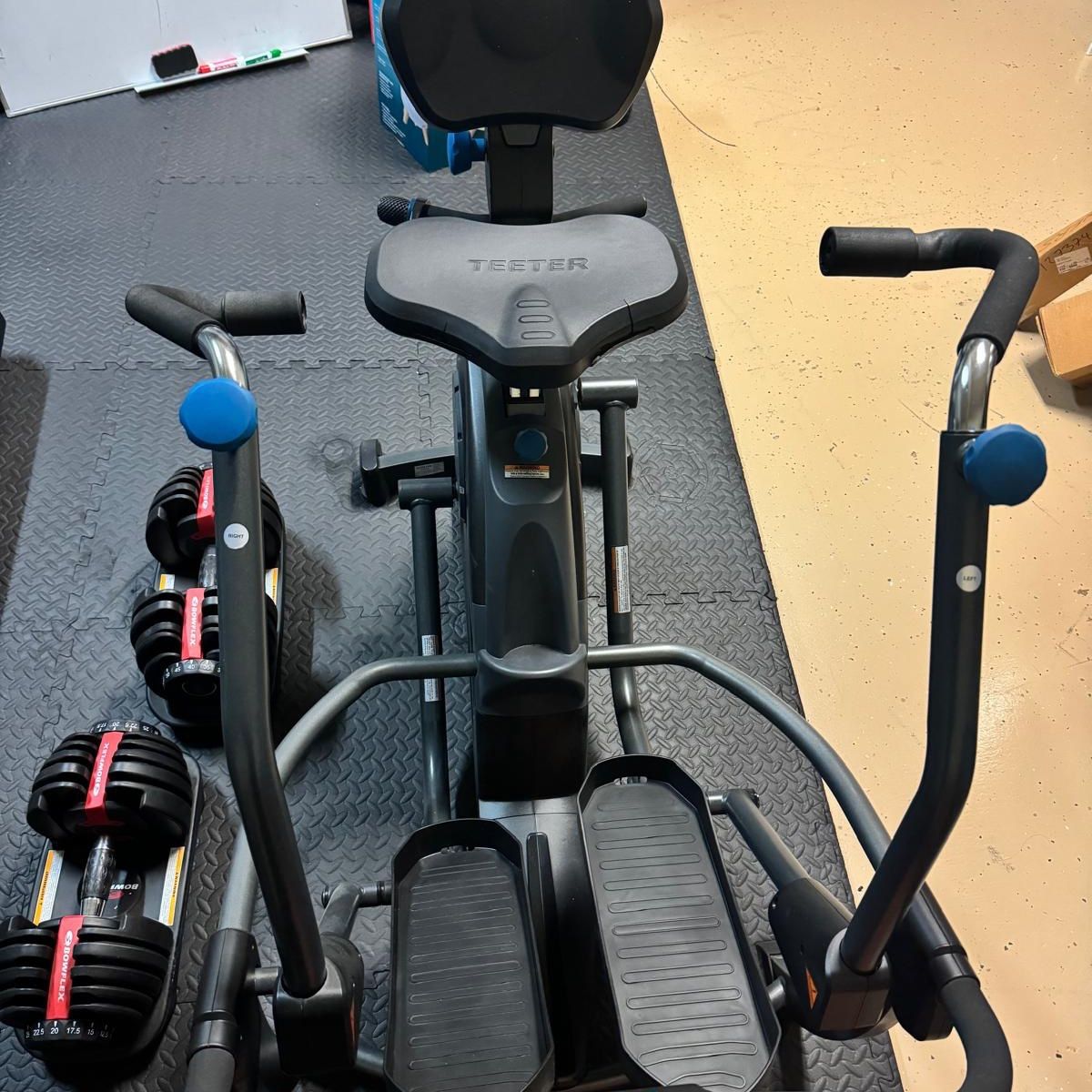 Teeter FreeStep Recumbent Cross Trainer And Elliptical 