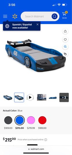 Kids Race Car Bed Frame
