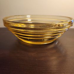 Blenko Yellow Tiered Art Deco 11.25" Step Bowl