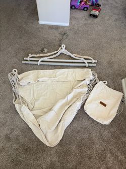 Canvas Hammock Hanging Chair with Hardware