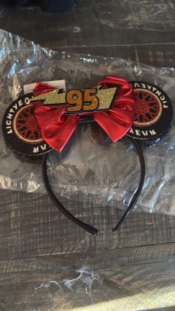 Disney, Lightning Mcqueen Cars Head Band Ears New $5 Each