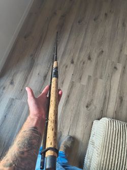 9ft 6inch abu fishing rod and ambassador reel