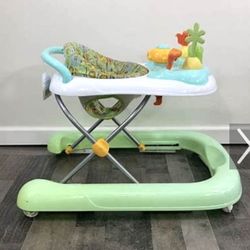 Baby Walker Ride-On. Adjustable. Closes For Storage 