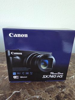 Canon Powershot SX740 HS 4K Video and 40x Zoom black