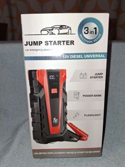 Scatach 011 3000A  3 in 1 Jump Starter Bower Bank Flashlight New In Box