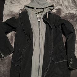 Men Hood Blazer Large