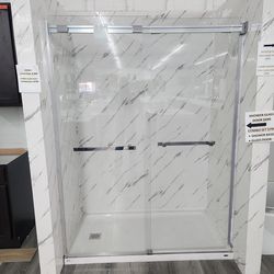 Shower Base & Glass Doors combo