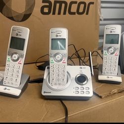 3 Cordless Phones 