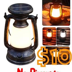 (NEW) Solar / USB Rechargeable Vintage Lantern