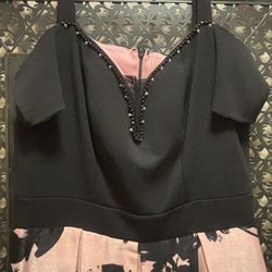 Black And Pink dress 