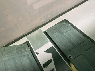 Custom Abstract Wall And Door Paint