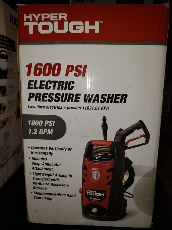 NEW! HYPER TOUGH 1600 PSI Electric Pressure Washer for Sale in Columbia, SC OfferUp