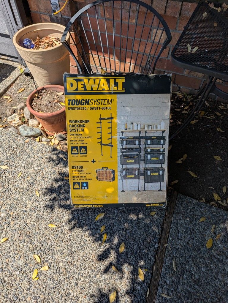 Brand New tough system dewalt workshop mount
