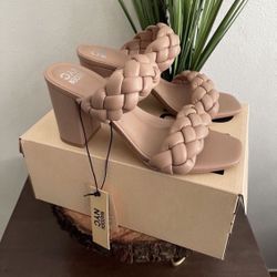 Women’s Madden NYC Braided Heel Size 9W