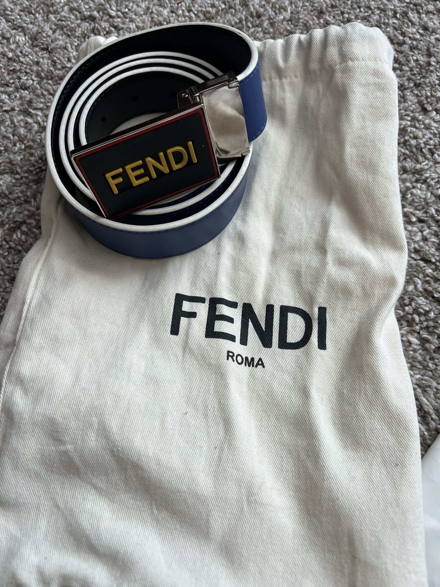 Fendi Reversible Spell Out Logo Men