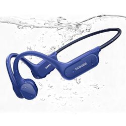 DOOGEE Bone Conduction Headphones IP68 Waterproof Swimming Headphones,10H Battery Life Sports Running Wireless Bluetooth 5.4 Open Earphones 32GB MP3 D