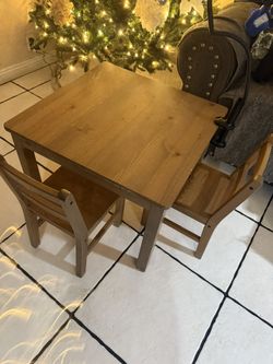Kids Table With 2 Chairs