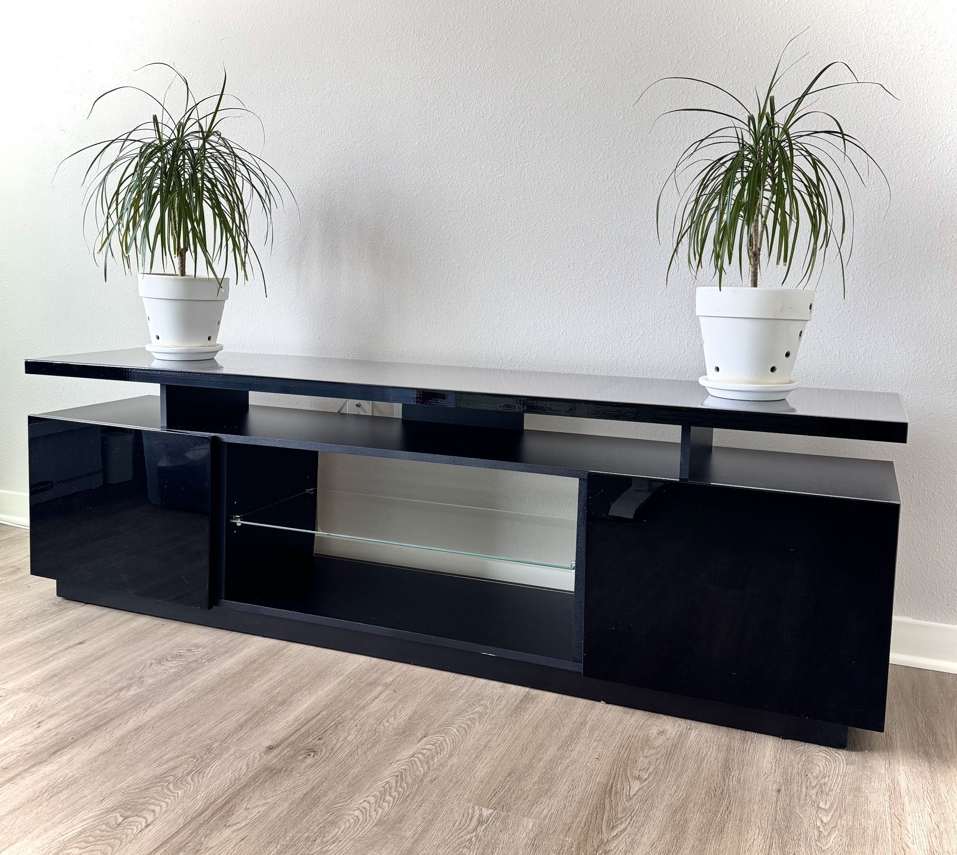 Media TV Console Table Shelf