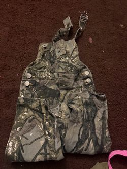 Camo overalls for girls or boys