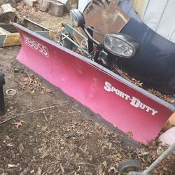 snow plow 7 and a half '